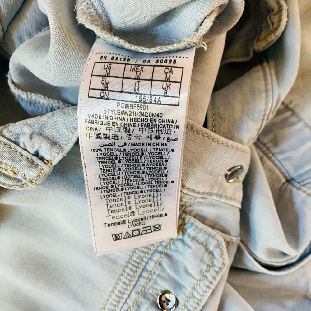 Guess Light Blue Denim dress - Picture 10 of 12